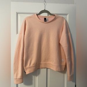 Pink Adidas crewneck sweatshirt